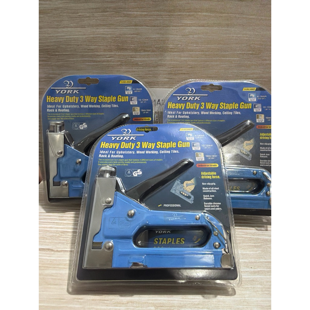 Hekter Tembak York / Alat Staples Besar York 3 Way