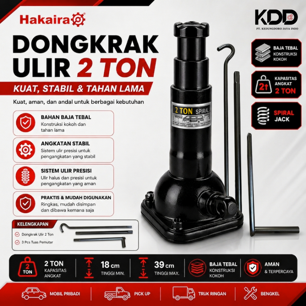 Dongkrak Ulir 2 Tonc/ Dongkrak Ulir Innova 2 Ton