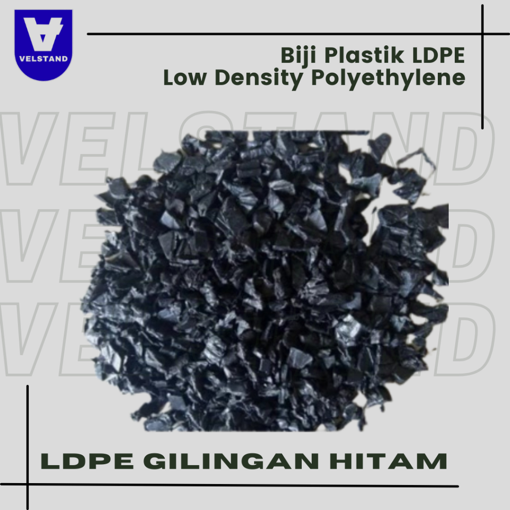 Biji Plastik LDPE Gilingan - Hitam