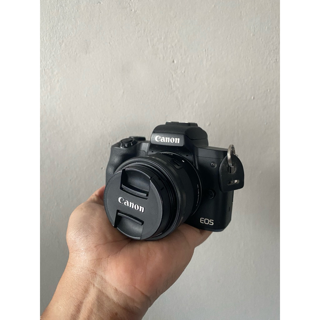 canon eos M50 lensa kit Fullset