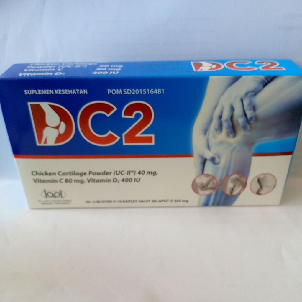 DC 2 strip 10 tablet kesehatan tulang dan sendi