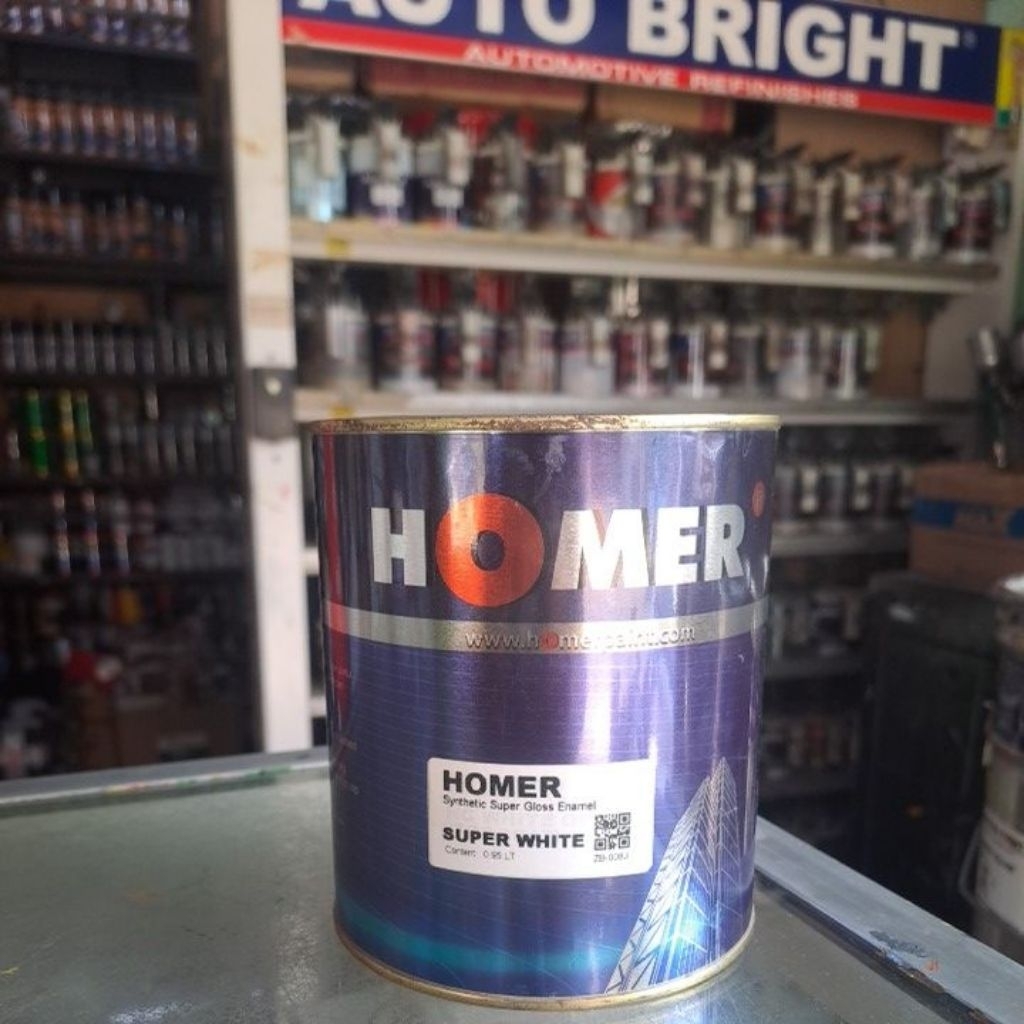 synthetik super white gloss homer 1kg / cat besi