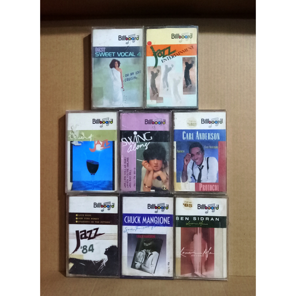 KASET JAZZ BARAT - BILLBOARD Records - PAKET 8 KASET