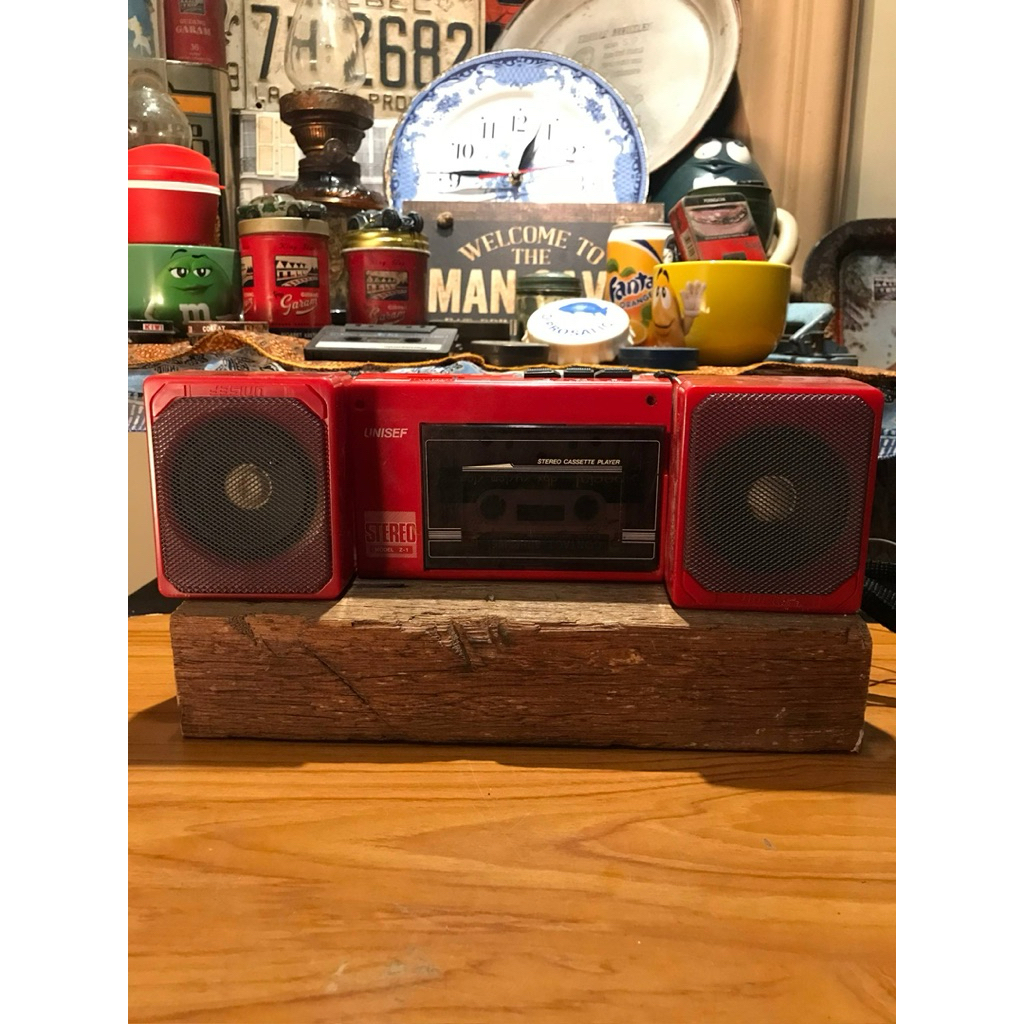 Walkman Unisef Japan Vintage Bluetooth Speaker Stereo USB-C Rechargeable Lawas