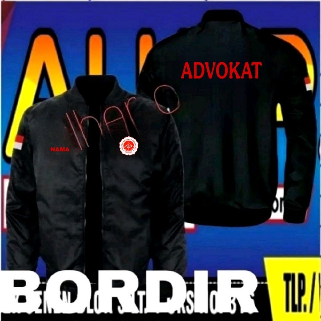 ready stok jaket bordir Ikadin jaket ikadin jaket kerja Ikadin jaket seragam Ikadin jaket advokat ja