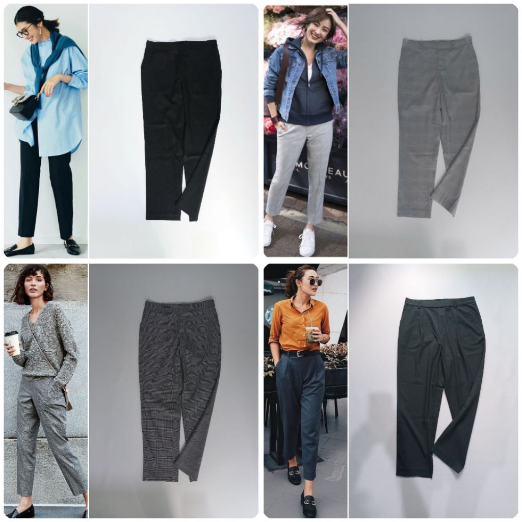 UNIQLO Ezy Ankle Length Pants  (L-XL)