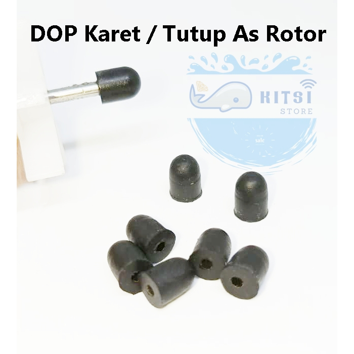 Dop Karet Stopper Dop Tutup AS Magnet Kipas Rotor Pompa Aquarium PH 1200 1600 1800 105 Karet Magnet 