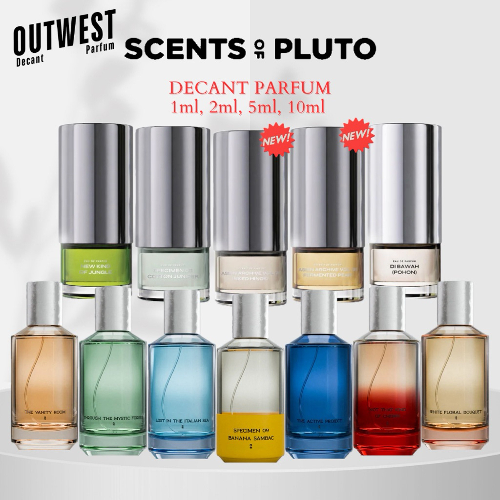 Decant Scents of Pluto All Varian (SHARE IN JAR) Decant Parfum Scents of Pluto Cotton Juniper Fermen