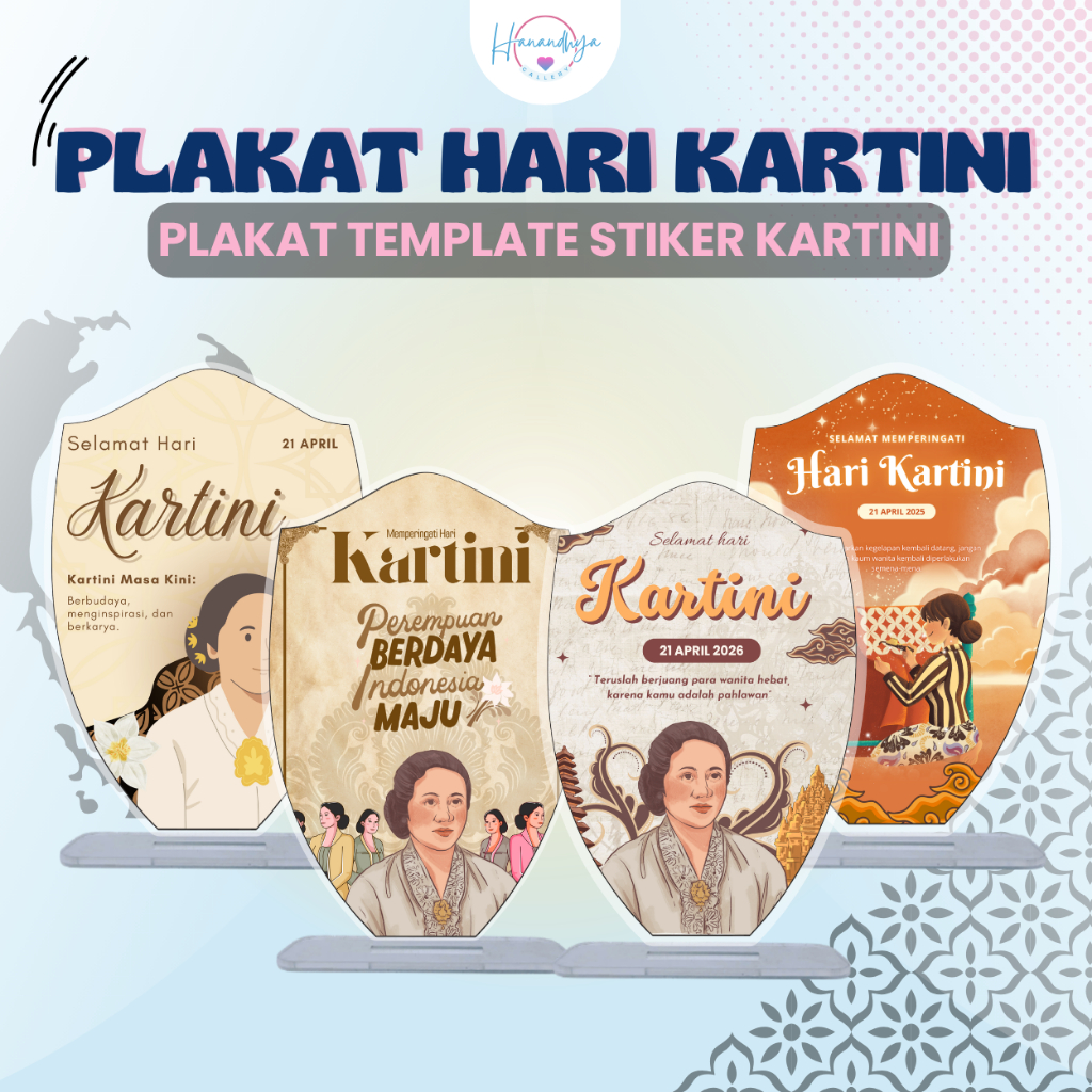 PLAKAT HARI KARTINI 21 APRIL 2026, SOUVENIR HADIAH DAN KENANG KENANGAN PAHLAWAN WANITA