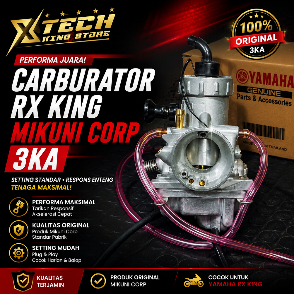 CARBURATOR RX KING ORIGINAL MIKUNI CORP ORIGINAL 3KA MIKUNI CORP CARBU RXK/CARBURATOR RX KING/CARBUR