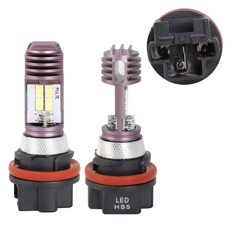 2 Bulbs HS5 35/35w LED Super White Headlight Bulb Light For Honda PCX125 PCX150 PCX 125 LED Motorcyc