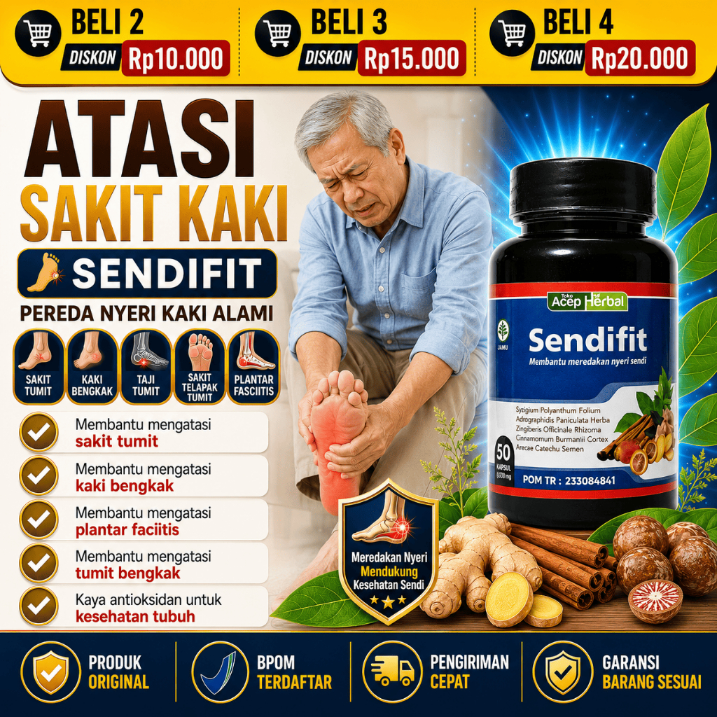 SENDIFIT Obat Sakit Tumit Kaki Bengkak Taji Tumit Tumit Bengkak Sakit Telapak Tumit Plantar Fasciiti