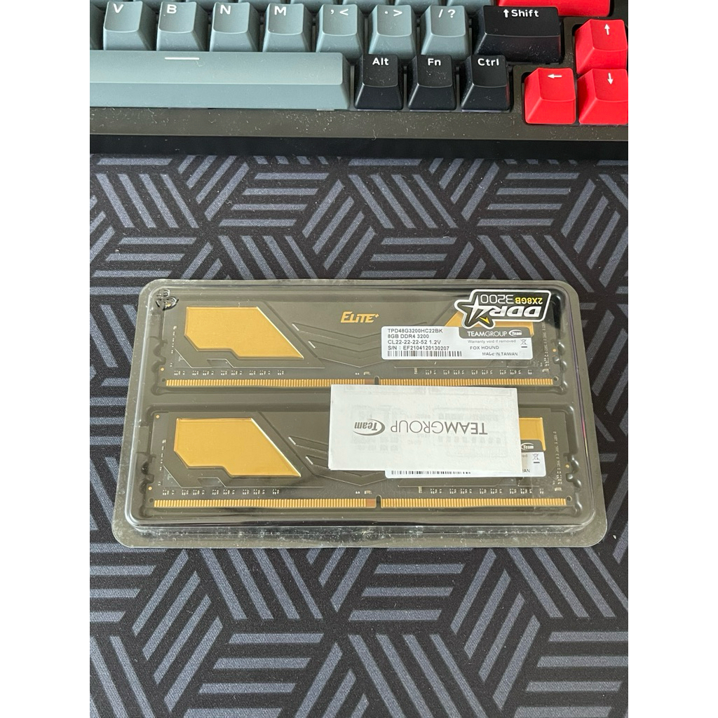 RAM DDR4 2x8Gb 16Gb Team Elite+ 3200Mhz