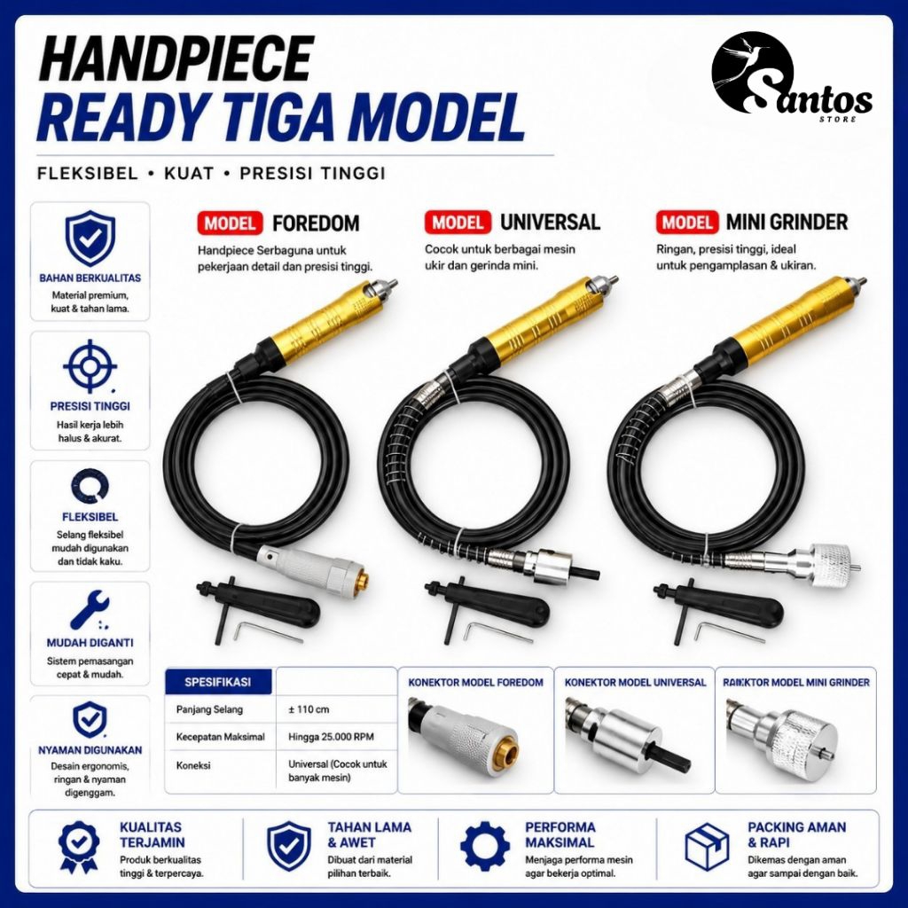 Handpiece Flexible Shaft Grinder Foredom Universal Mini Grinder Rotary Tool