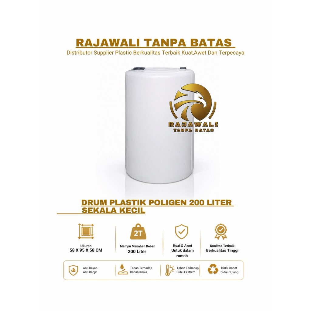 Drum Plastik Bekas Sekala Kecil