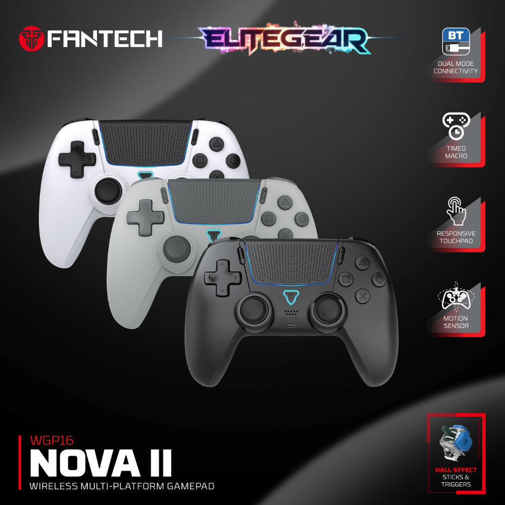 Fantech WGP16 WGP-16 Nova Wireless Gamepad Wireless Hall Effect