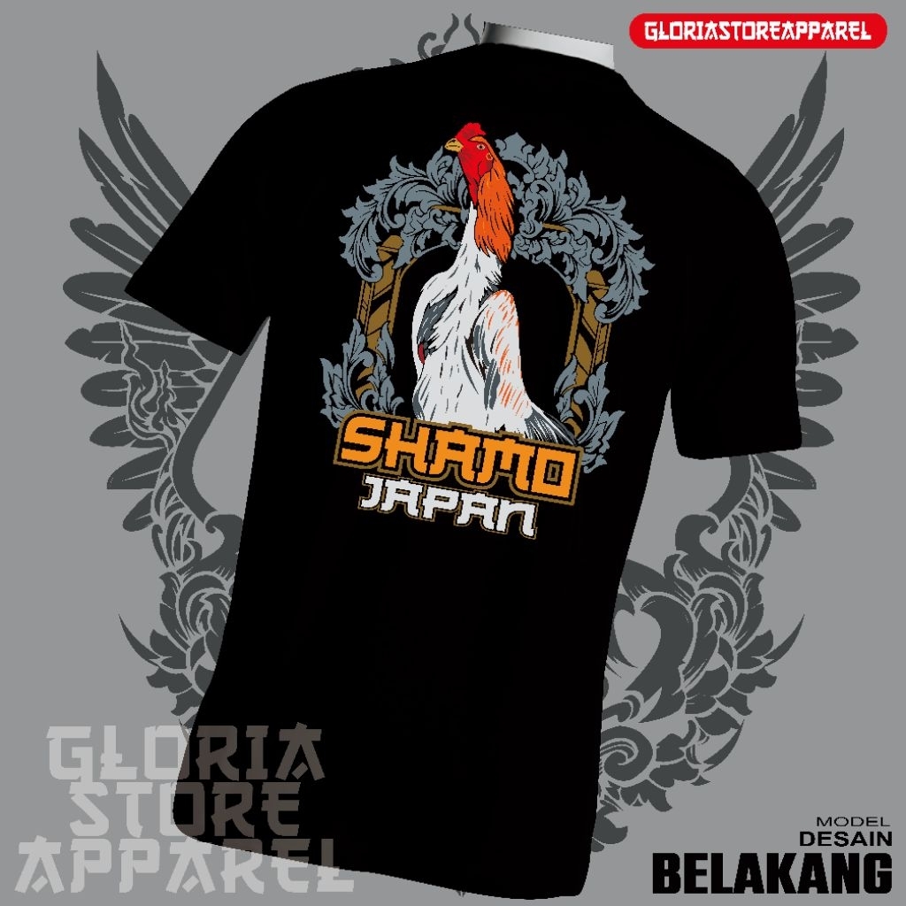 KAOS AYAM SHAMO T SHIRT AYAM SHAMO JAPAN
