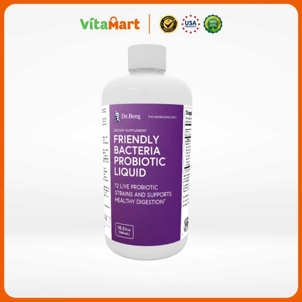 Dr Berg Friendly Probiotic Liquid 500ml USA