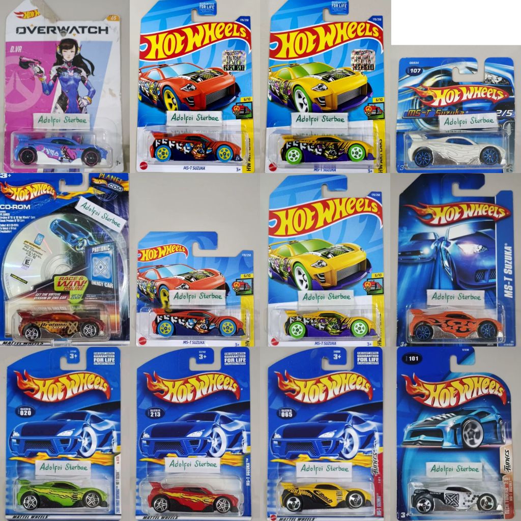 hotwheels hot wheels ms-t mst suzuka mstsuzuka tech tuners yokohama eibach springs cd-rom cd rom pro