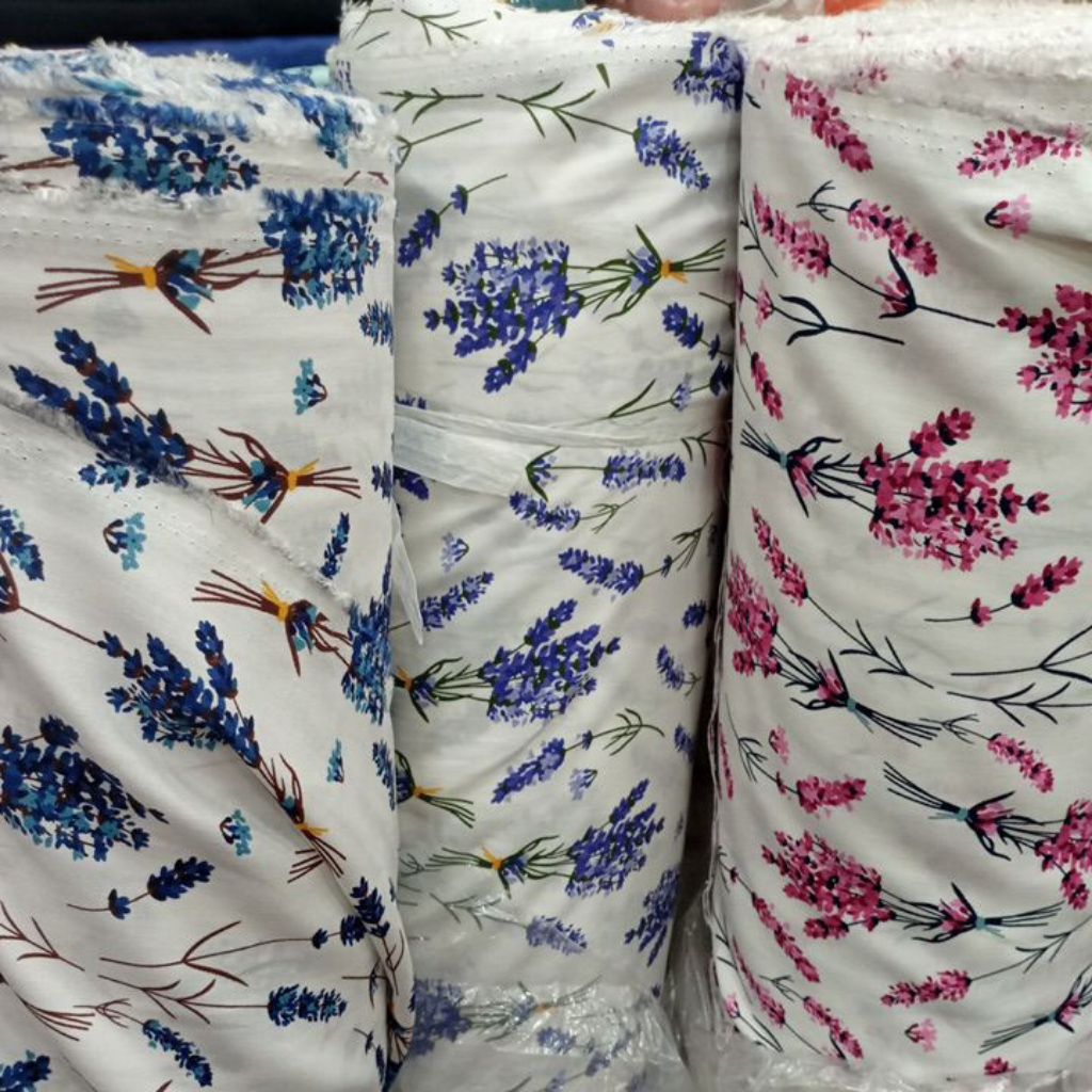 KAIN RAYON MOTIF BUNGA