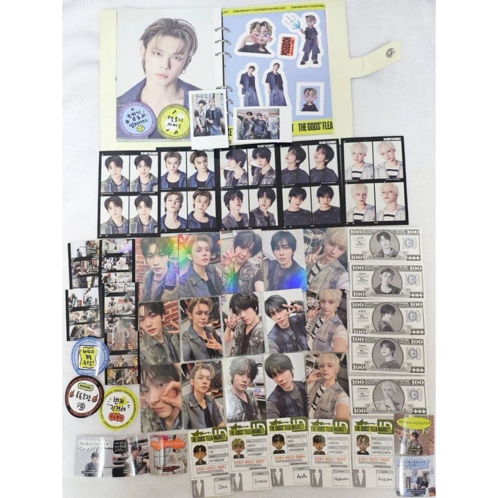 [sharing] TXT 2026 Deco kit - photocard soobin yeonjun beomgyu taehyun heuningkai pc