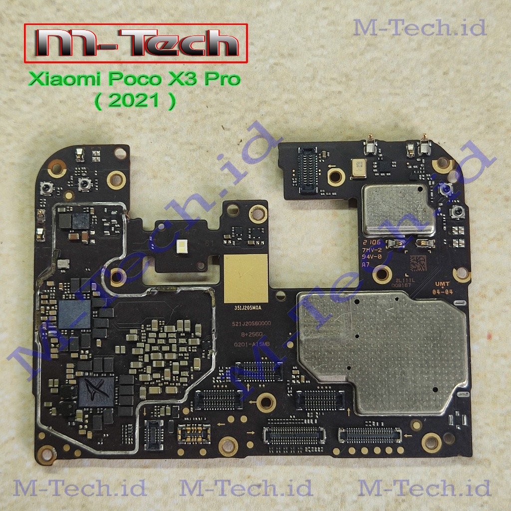 [2220] PCB Mesin Xiaomi Poco X3 Pro 8/256 Gb (2021) minus mati / matot