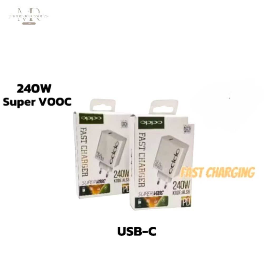 Batok Charger Oppo Usb-C Fast Charging - Kepala Casan Vooc Ori