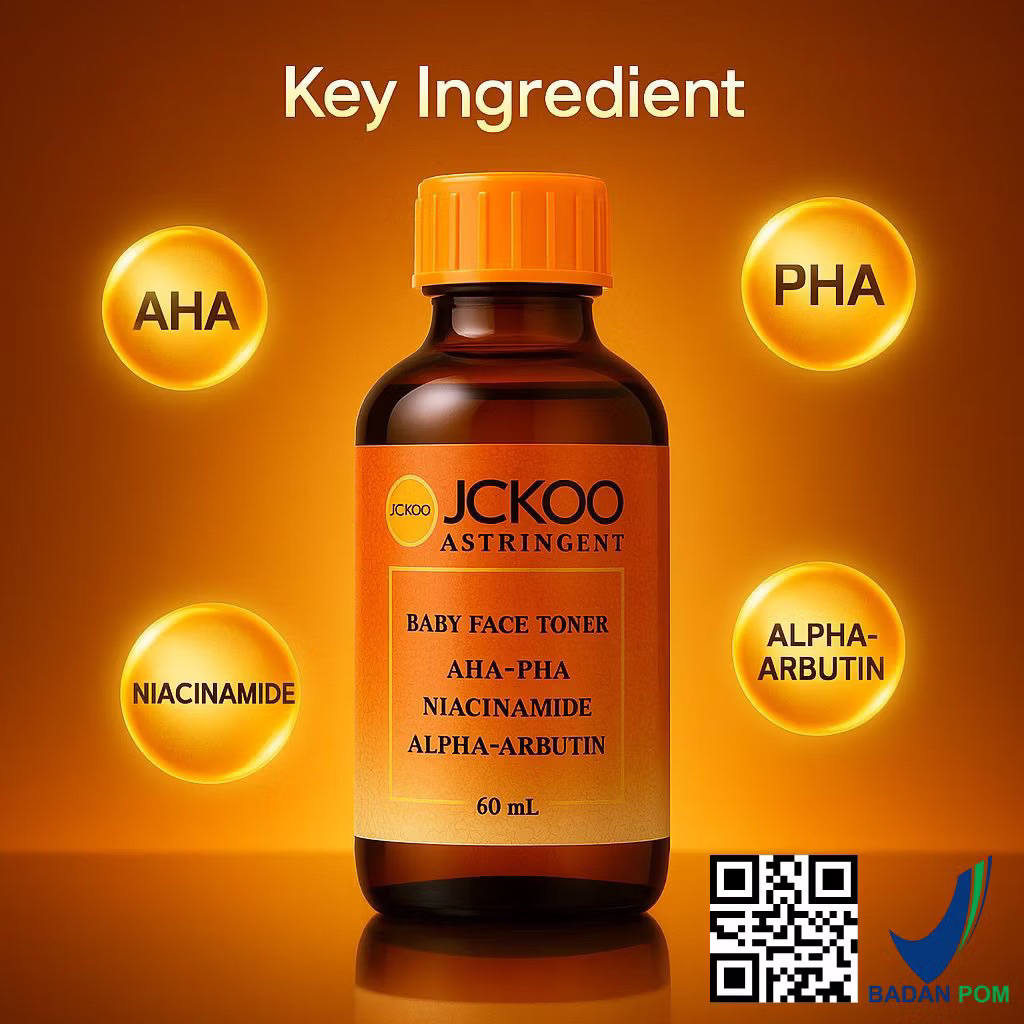 Toner RDL Babyface Astrigent Jckoo 100% Original – Mengatasi Jerawat & Mencerahkan Wajah