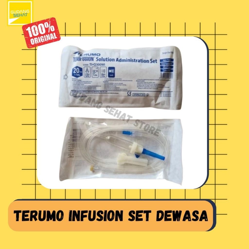 Infuset Terumo / Selang Infus Terumo / Infus set Terumo Dewasa