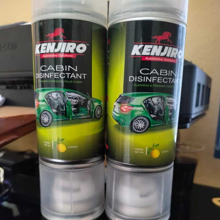 Kenjiro Cabin Disinfectant Lemon 150 ml / Pengharum Ruangan Mobil Anti Virus Dan Bakteri