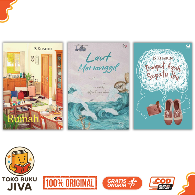 Rumah Sebuah Novel | Laut Memanggil | Dompet Ayah Sepatu Ibu Original