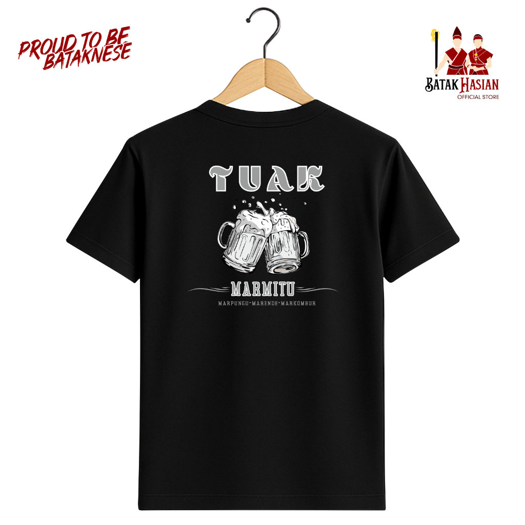 TUAK MARMITU - Kaos Batak - Katun premium 100% - Batak Hasian Official Store