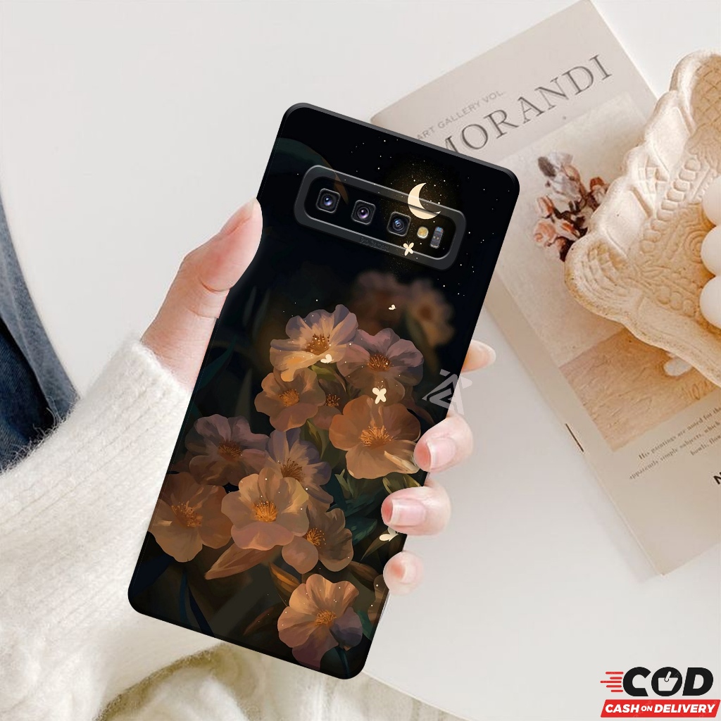 Case SAMSUNG GALAXY S10 PLUS Fashion Case Bunga Case SAM GALAXY S10 PLUS Silikon Pro Camera Casing S