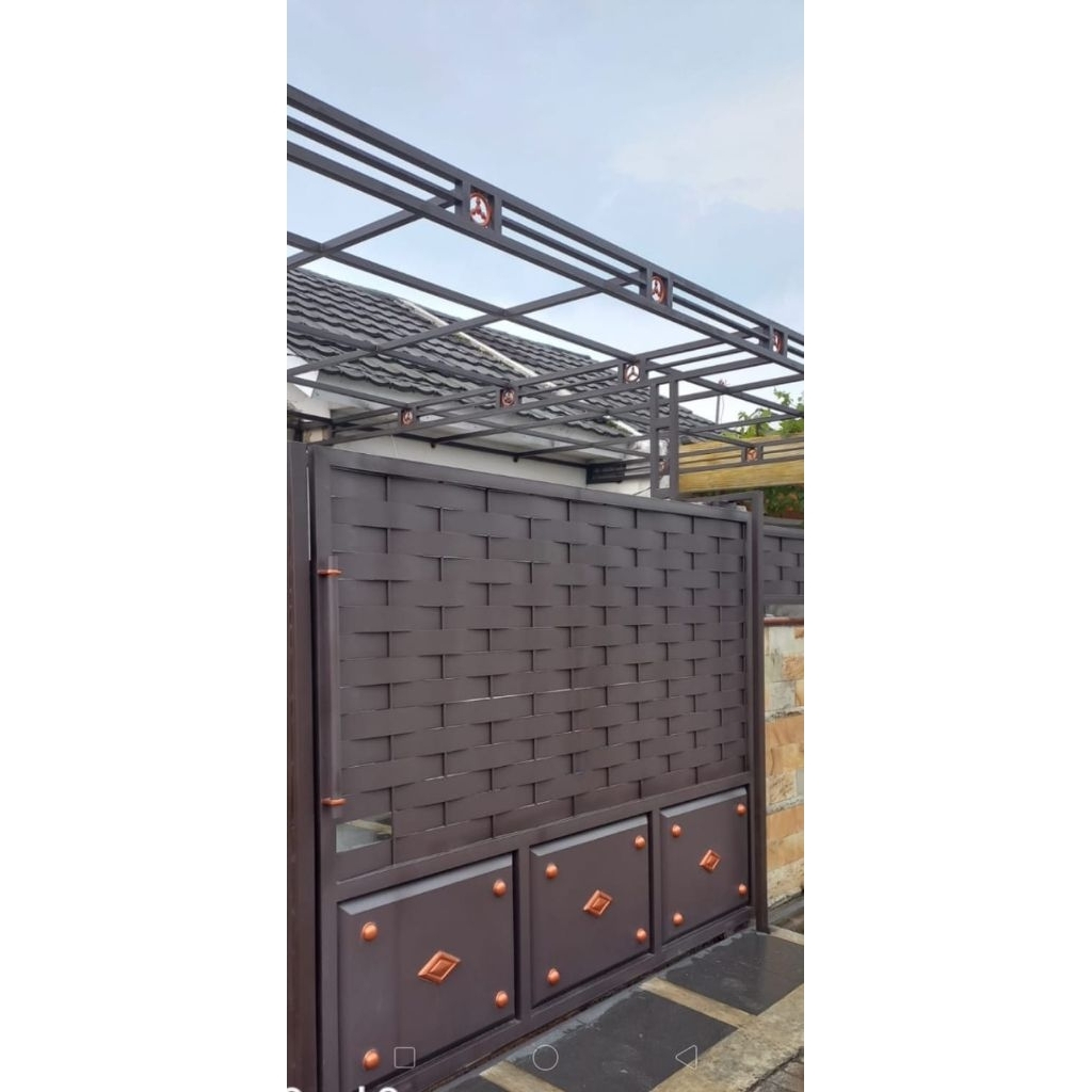 pagar moderen minimalis bandung sekitarnya