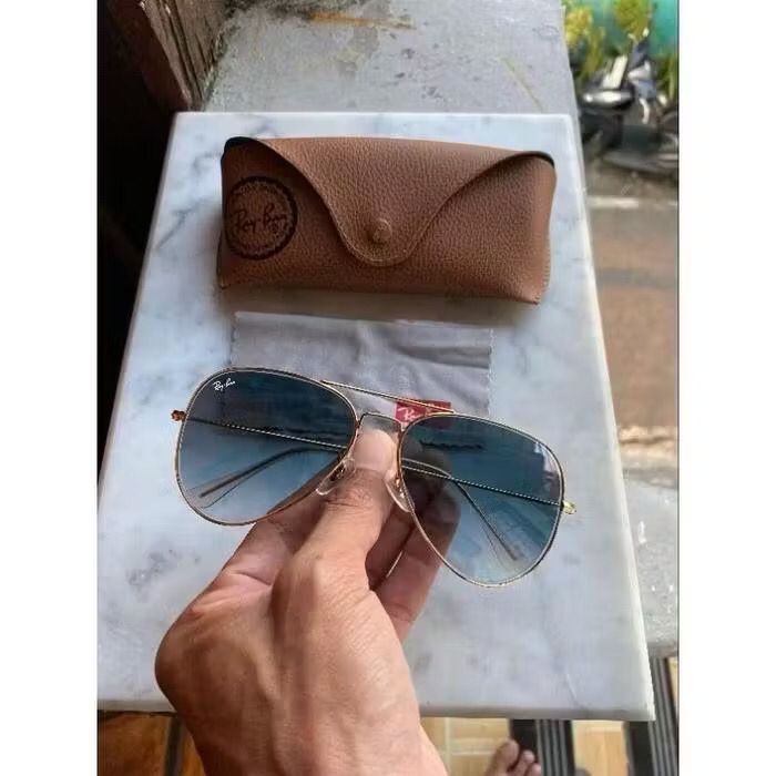 Kacamata Classic RayBan RB3026 Kaca Gradient Grey Aviator Large Metal 001 62 Secen Original