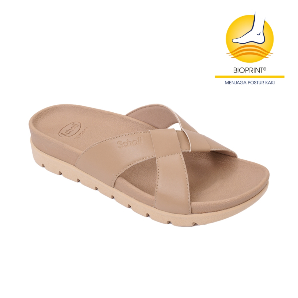 Scholl Daisy Beige Sandal Wanita