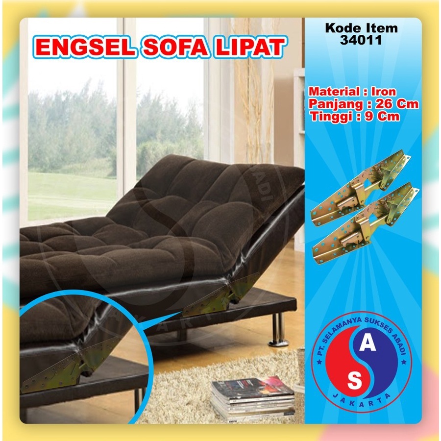 Engsel Sofa Bed Engsel Kursi Sofa Tidur Lipat 3 Posisi Winston