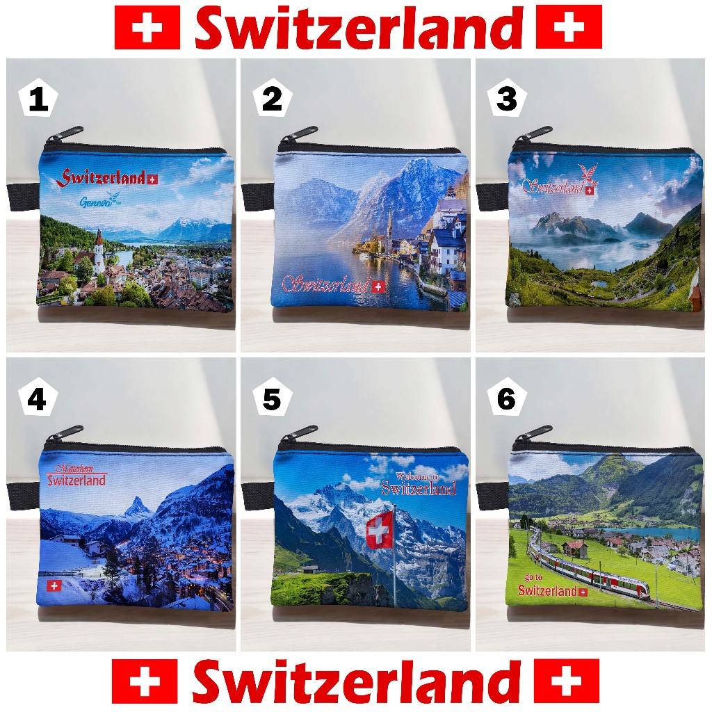 DOMPET SWITZERLAND SOUVENIR SIAP KIRIM