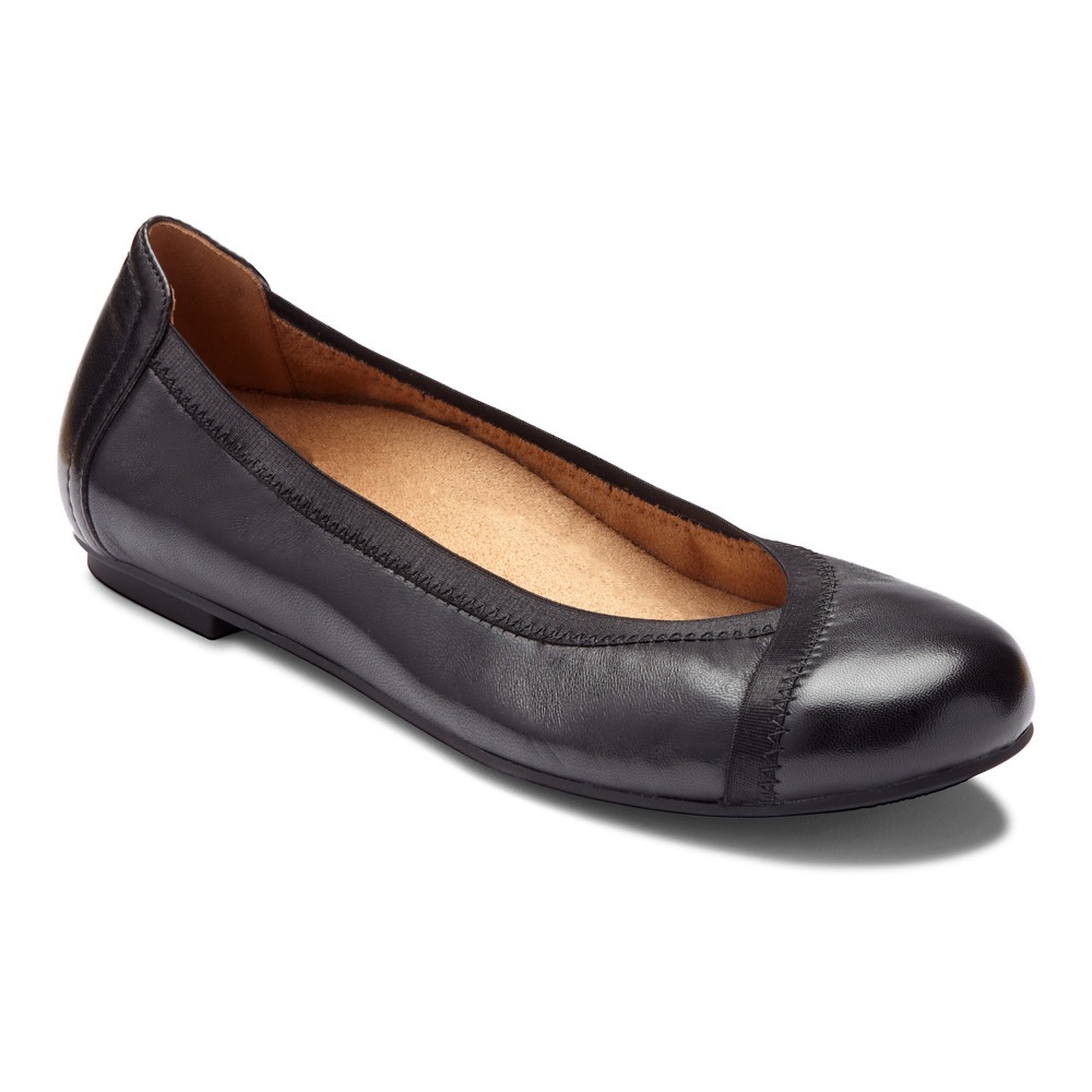 Vionic Caroll Black Shoes Wanita