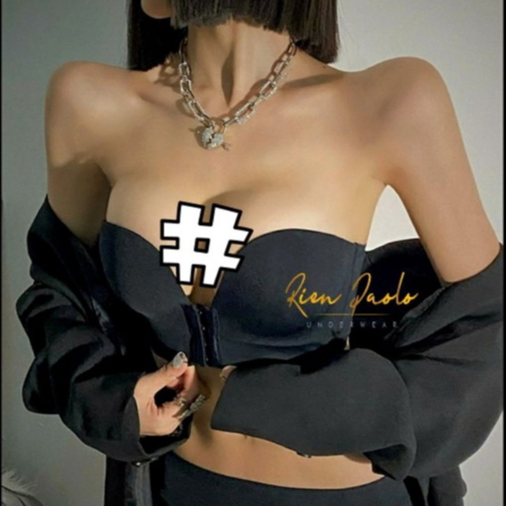 Bra Set - Bra Push Up - Bra Wanita - BH Tanpa Kawat Kaitan Depan Seamless Rien Paolo Premium 2202