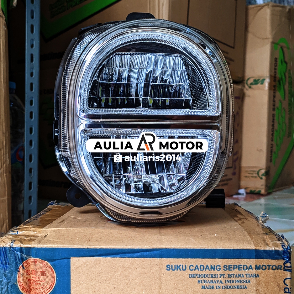 headlamp lampu depan yamaha Fazio