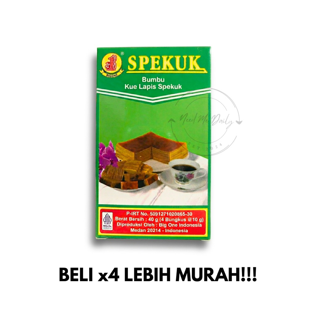 Big One Bumbu Kue Lapis Spekuk 10g | Bumbu Spekoek