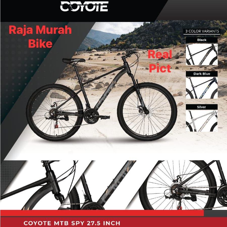 sepeda gunung mtb 27,5 inch element coyote spy frame alloy sepeda gunung mtb 27.5 inch  coyote spy