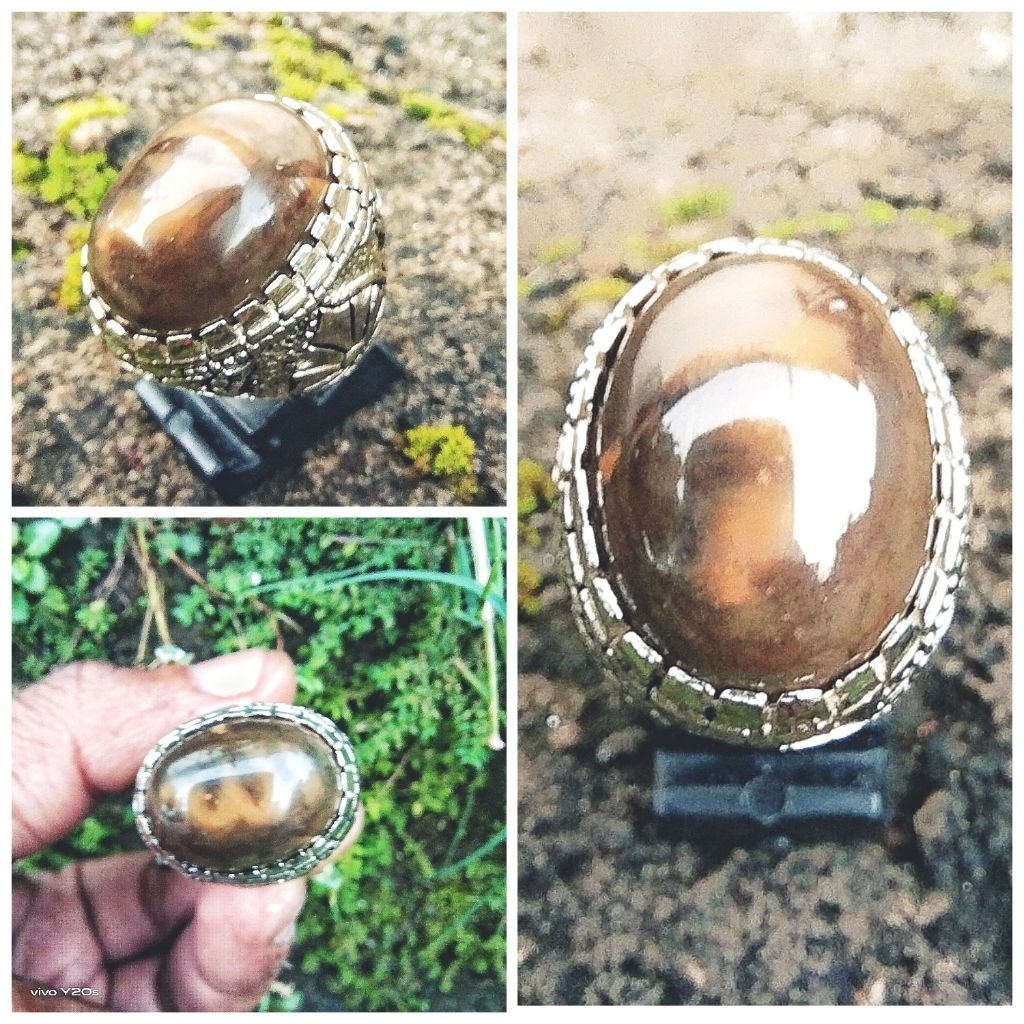 cincin batu akik Yaman wulung motif lafad