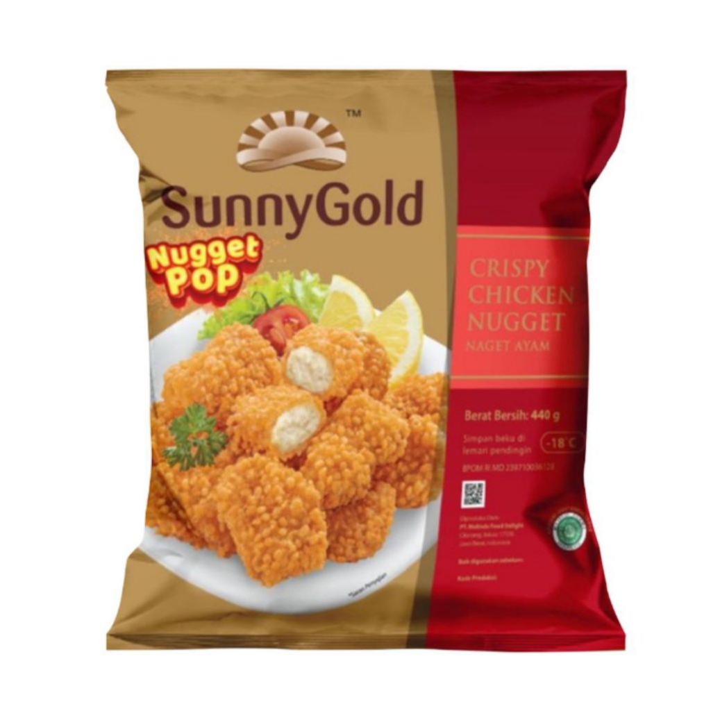 SUNNY GOLD CHICKEN NUGGET POP 440gr