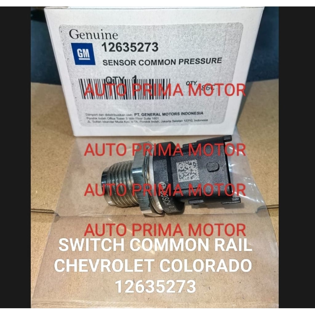 SENSOR COMMON COMMAD FUEL RAIL PRESSURE CHEVROLET COLORADO 12635273