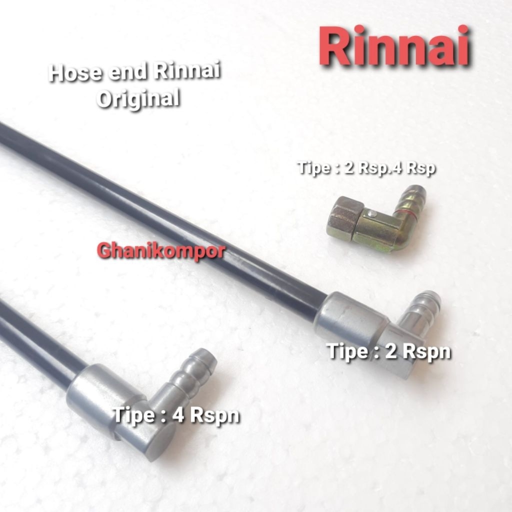 Hose end Rinnai Rsp - Elbow kompor Rinnai 2 RSP 4 RSP - Nepel rinnai Profesional