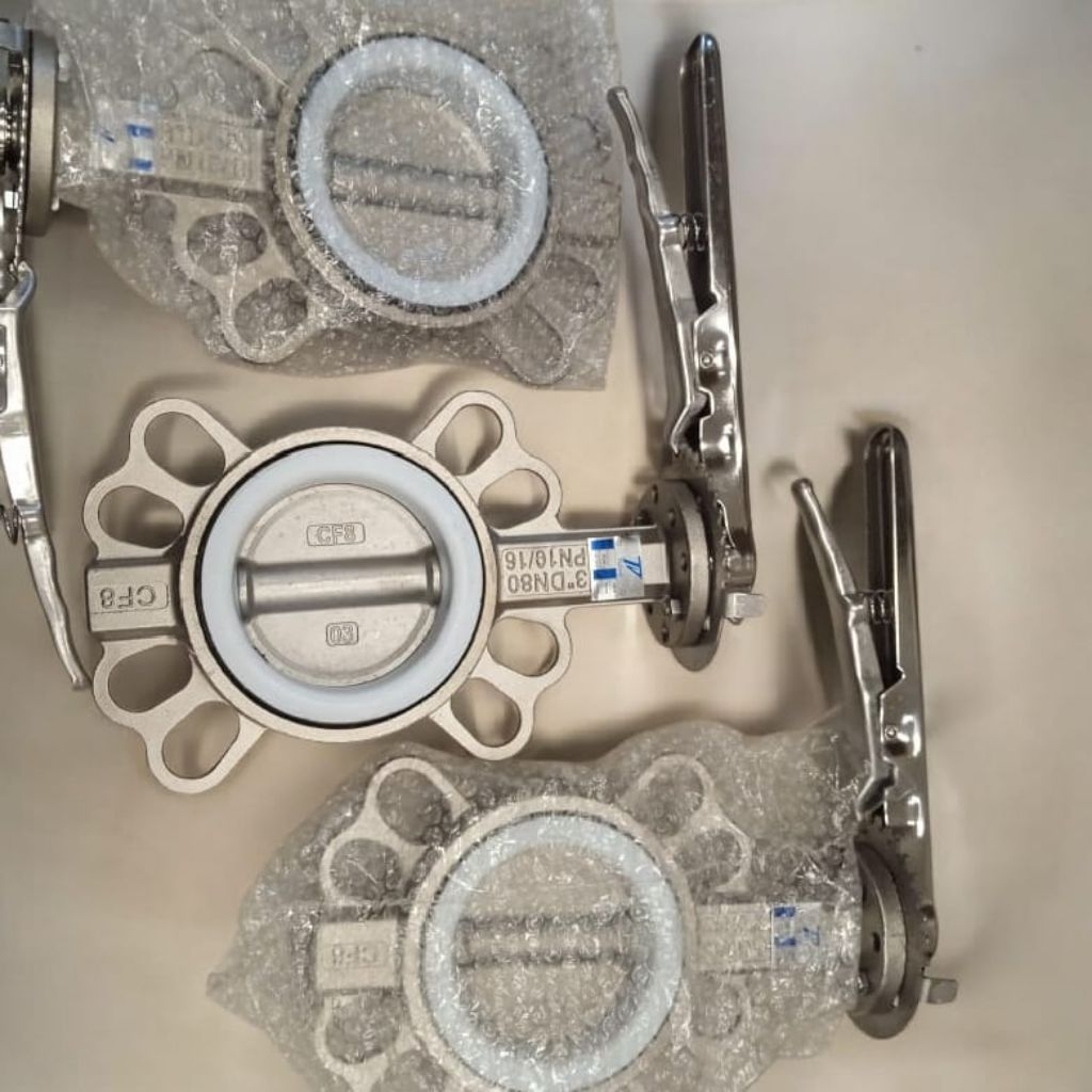 butterfly valve 2''inch stainless stell 304 PN16