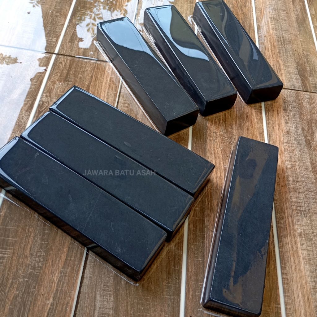 BATU ASAHAN ALAM ASLI PALING HALUS FINISHING - TERBUAT DARI BATU ALAM ASLI - UKURAN 20X5X3 - JAWARA 