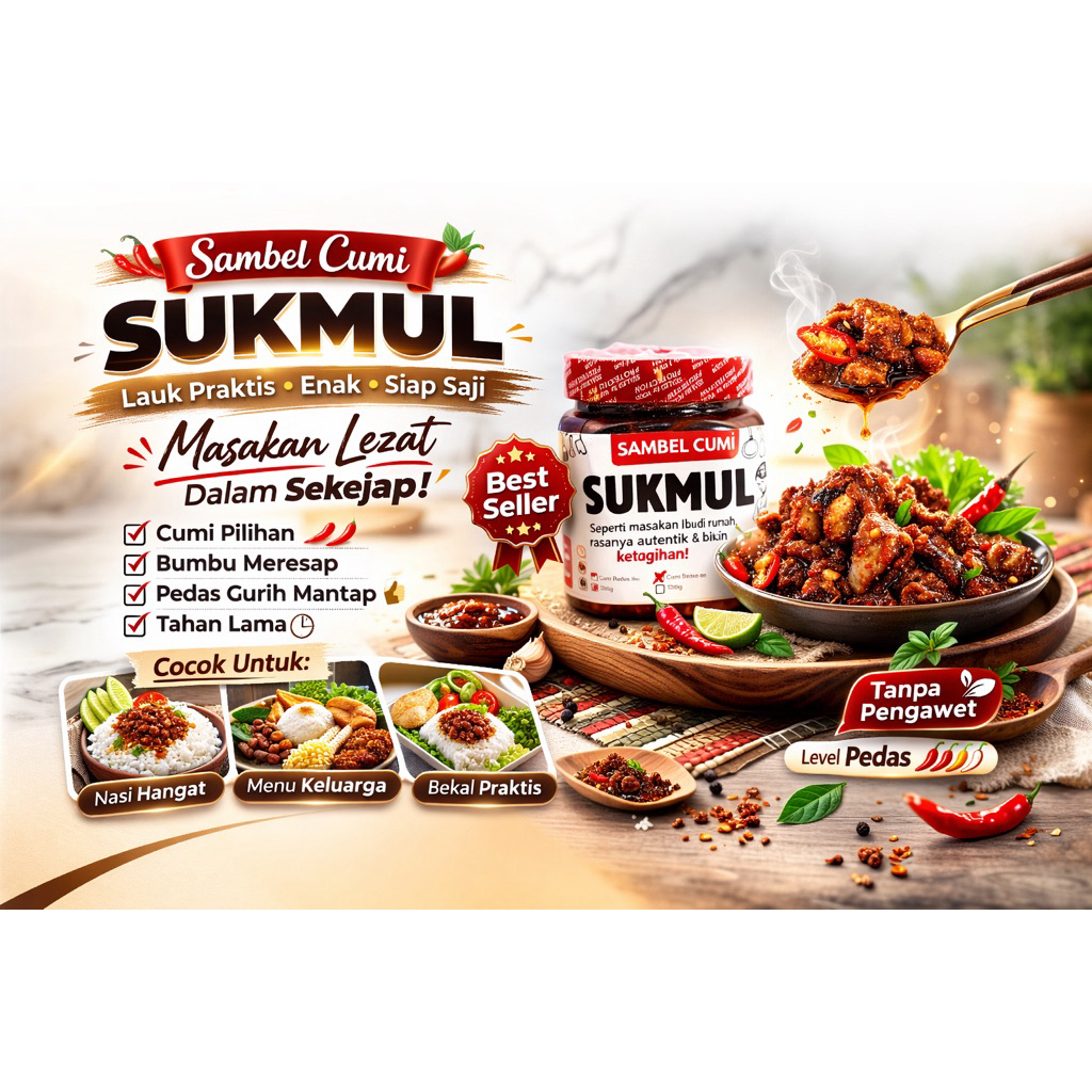 SAMBEL CUMI MENUL (ORIGINAL / PEDAS)